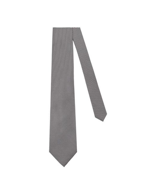 Tom Ford Micro-Pattern Krawatte in Gray für Herren