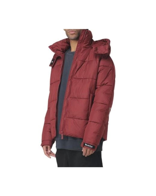 Down Jackets DISCLAIMER de hombre de color Red