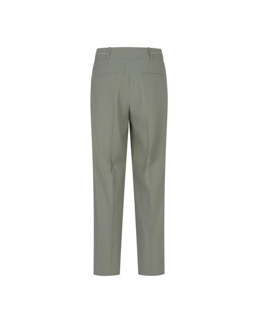 Peserico Gray Slim-Fit Trousers