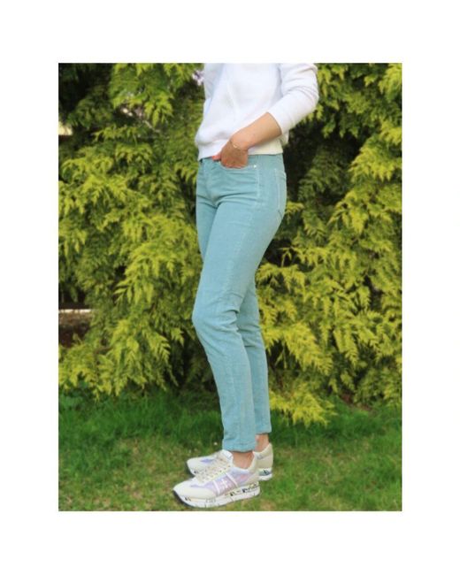 Islow Blue Corduroy slim 7/8 hose