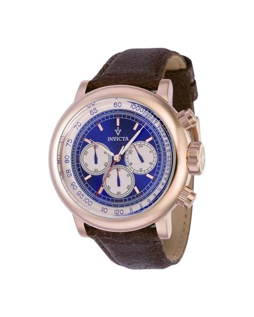 Orologio vintage al quarzo - quadrante blu di INVICTA WATCH in Purple da Uomo