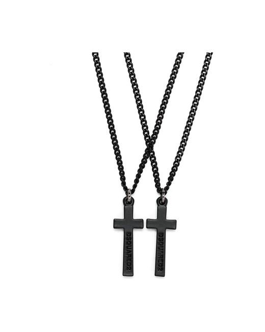 Necklaces di DSquared² in Black da Uomo