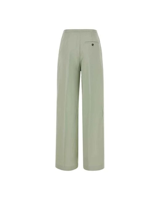Alberta Ferretti Green Wide Trousers