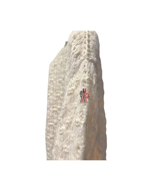 Moncler Round-Neck Knitwear in het White