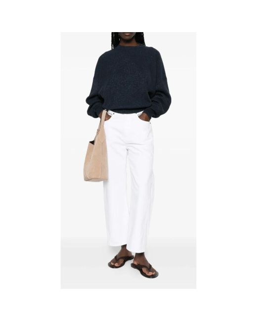 Brunello Cucinelli Blue Cashmere Knitwear