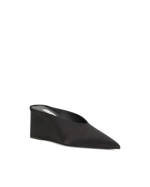Alaïa Black Heeled Mules