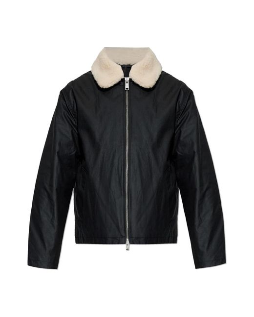AllSaints Jassen ,Zwart ,Katoen Boston Waxed Jacket in het Black voor heren