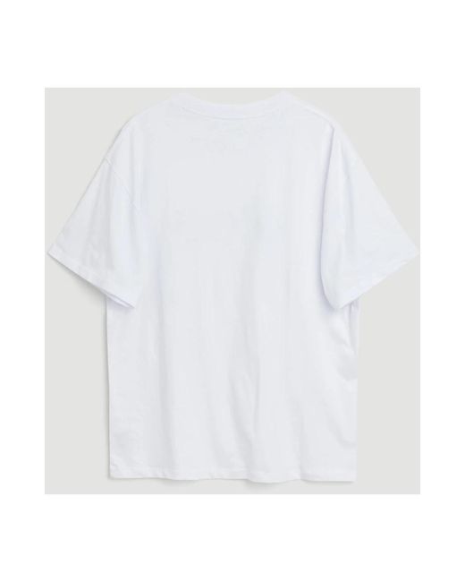 Soulland White Bio-baumwolle ocean t-shirt
