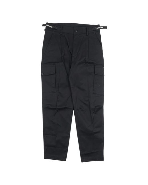 Moncler Gray Wide Trousers for men
