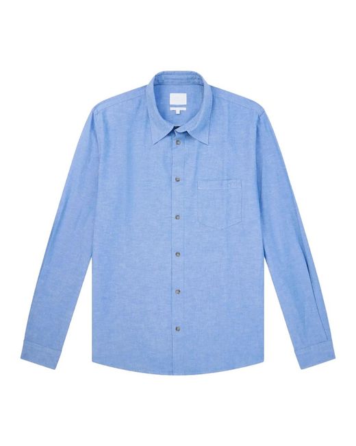 A.P.C. Blue Casual Shirts for men