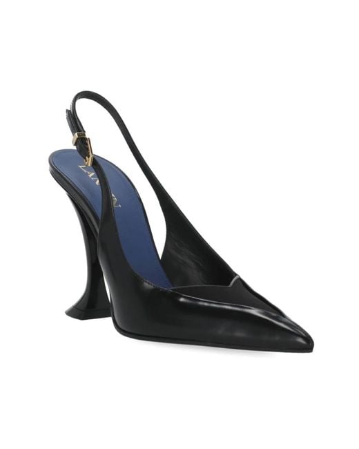 Lanvin Black Arrowhead Slingback