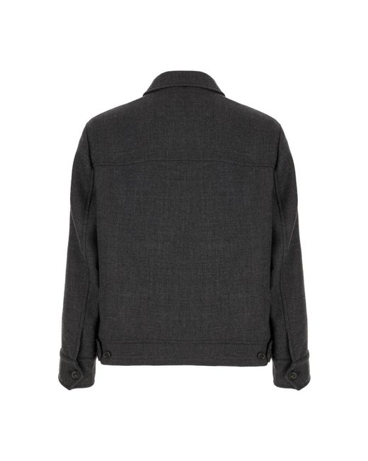Circolo 1901 Jassen ,Grijs ,Wol Blouson Tasconato in het Black voor heren