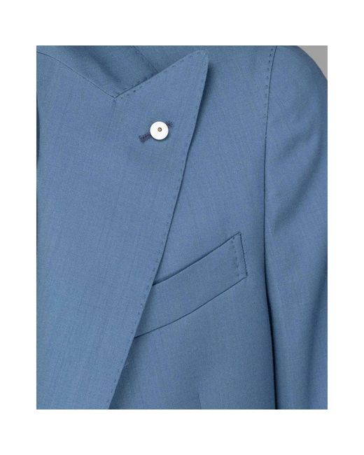 L.b.m. 1911 Blue Single Breasted Suits for men