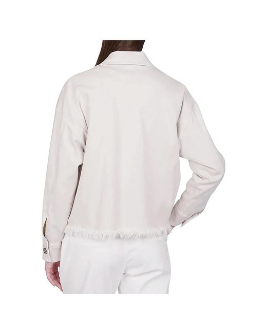 Denim Jackets Eleventy de color White