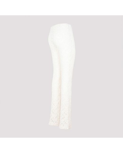 Trousers > slim-fit trousers Chloé en coloris White