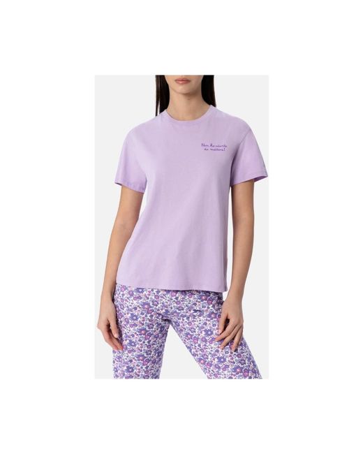 Tops > t-shirts Mc2 Saint Barth en coloris Purple