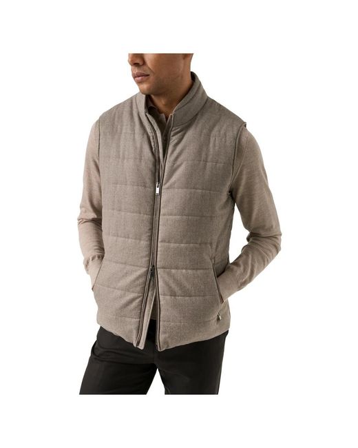 Eton of Sweden Brown Waistcoats for men