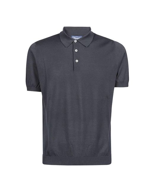 Drumohr Blue Polo Shirts for men