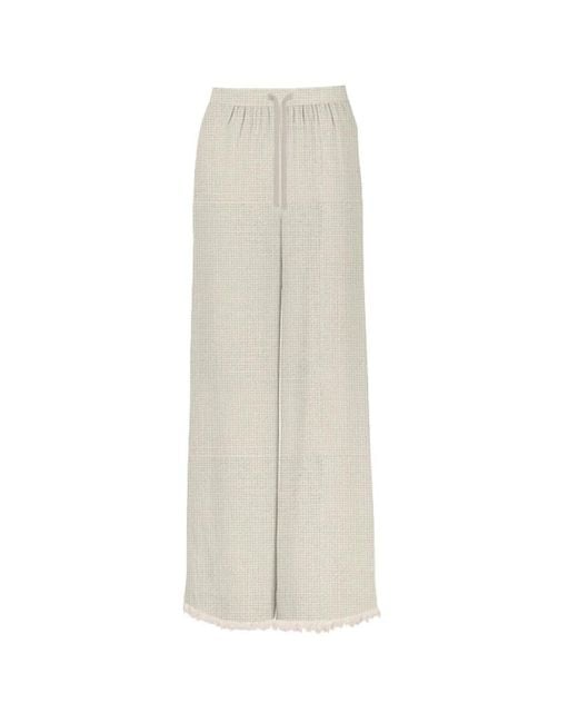 Mc2 Saint Barth Natural Wide Trousers