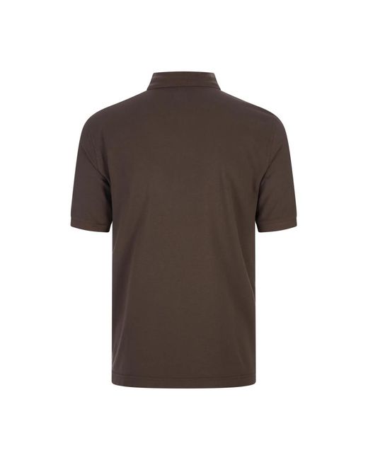 Fedeli Brown Polo Shirts for men