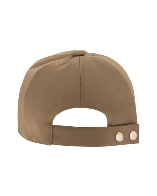 Max Mara Ribaldo Baseballpet in het Brown