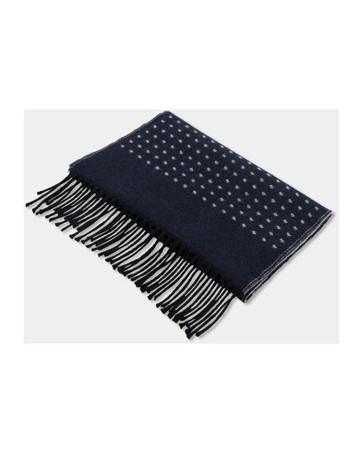 Brooks Brothers Blue Winter Scarves for men