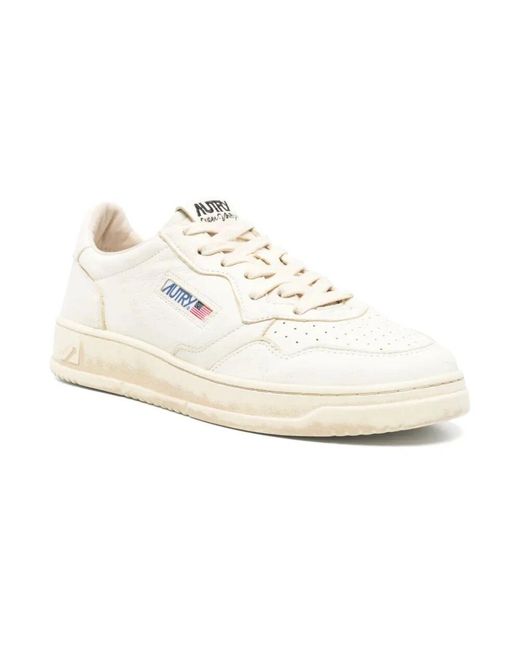 Autry Retro Low-Top Sneakers in White für Herren
