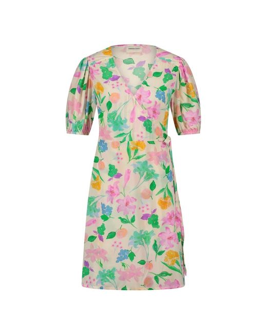 FABIENNE CHAPOT Kleedjes ,Veelkleurig ,Cleo Wrap Dress in het Green