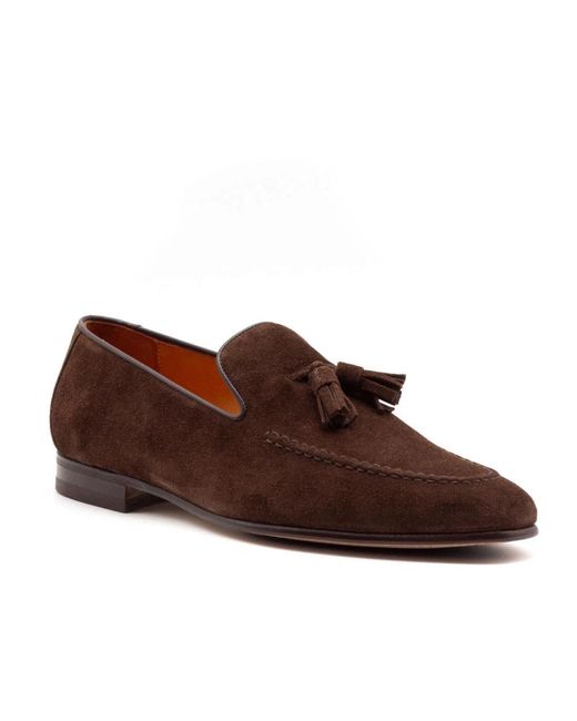 BERWICK  1707 Brown Loafers for men