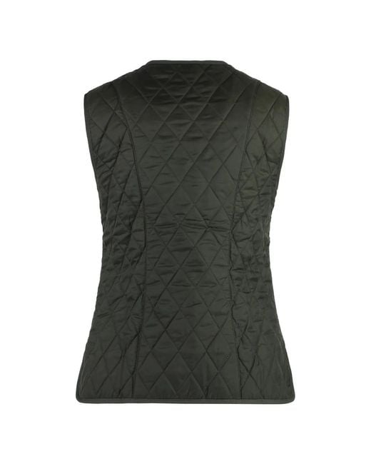 Barbour Gewatteerde Bodywarmer Met Fleecevoering in het Green