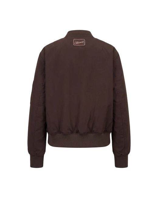 Bomber Jackets Closed en coloris Brown