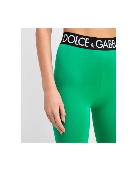 Trousers > leggings Dolce & Gabbana en coloris Green