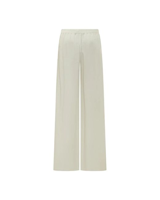 Fabiana Filippi White Wide Trousers