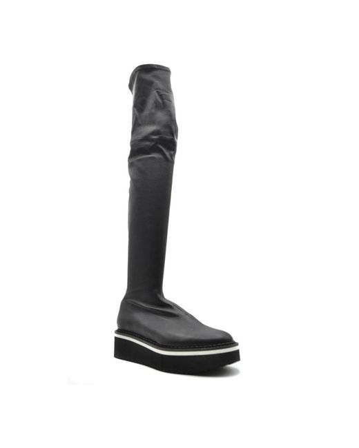 Robert Clergerie Black Over-The-Knee Boots