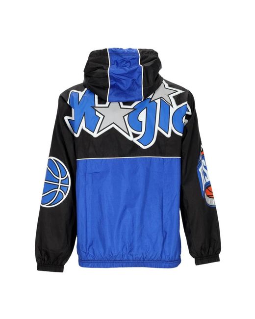 Mitchell & Ness Fitness ,Veelkleurig ,Nba Team Og 2.0 Anorak Windbreaker in het Blue voor heren