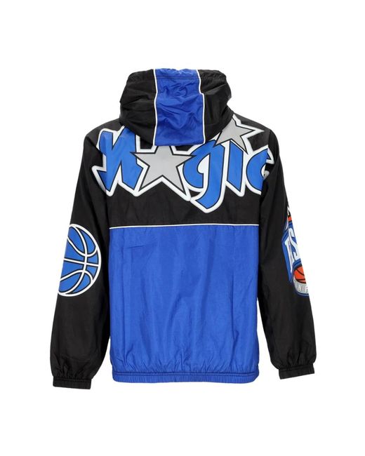 Mitchell & Ness Fitness ,Veelkleurig ,Nba Team Og 2.0 Anorak Windbreaker in het Blue voor heren