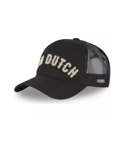 Von Dutch Schwarze schnalle trucker cap in Black für Herren