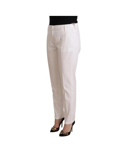 Jacob Cohen White Chinos