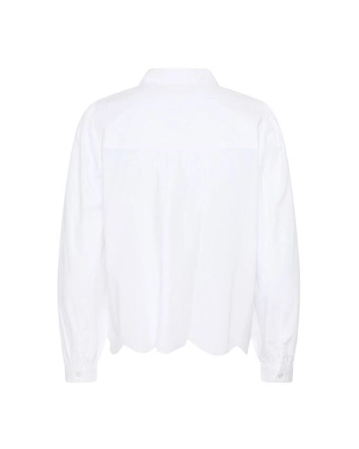 Cream Hemden in het White