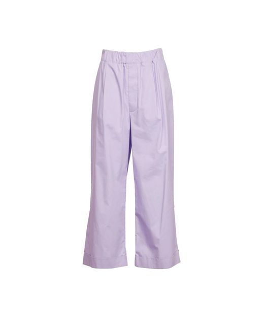 Jejia Purple Wide Trousers