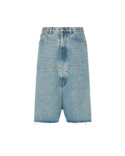 Maison Margiela Blue Denim Shorts