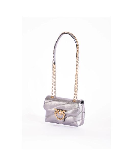 Pinko Gray Shoulder Bags