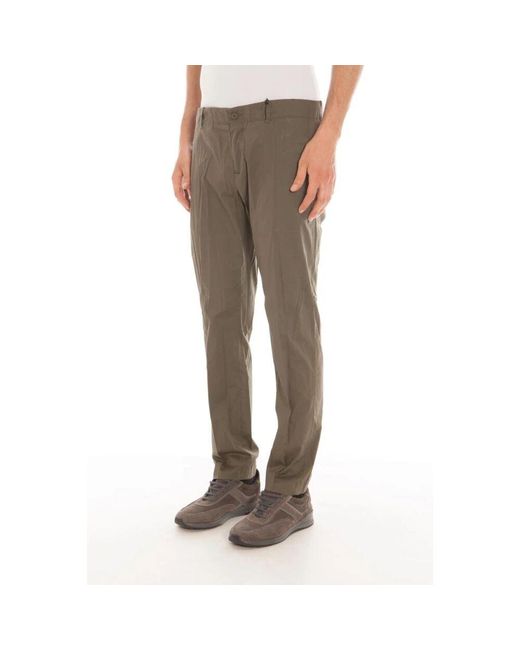 Chinos Daniele Alessandrini de hombre de color Gray