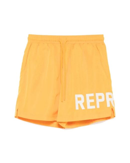 Represent Badmode ,Geel ,Casual Shorts in het Yellow voor heren