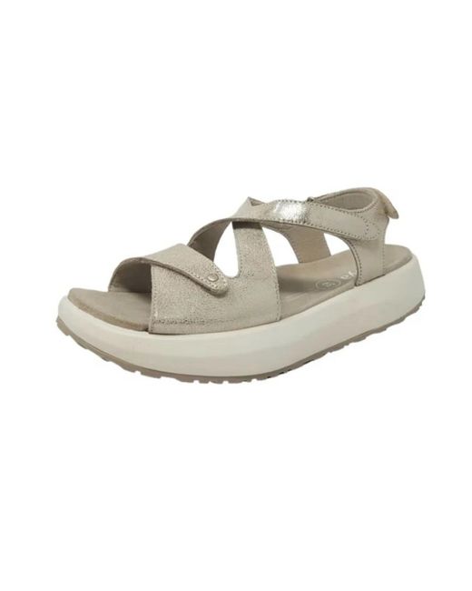 Joya Metallic Sandalen
