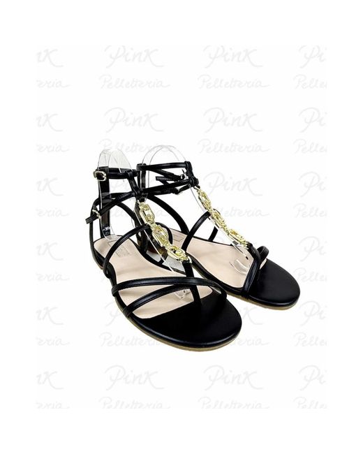 Liu Jo Black Flat Sandals