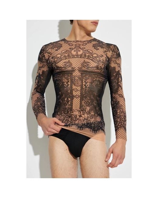 DSquared² Brown Long Sleeve Tops for men
