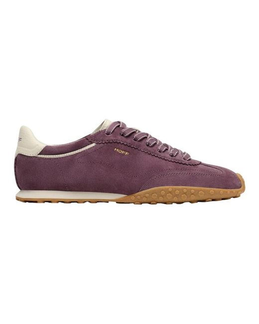 HOFF Schoenen ,Paars ,Suède Bridge Sneaker in het Purple