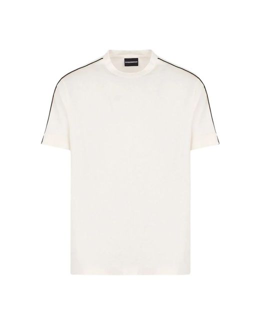 Emporio Armani Korte Mouw T-Shirt 3D1Td31Juvz0128 in het White voor heren