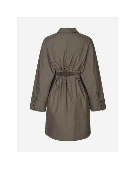 Samsøe & Samsøe Gray Shirt Dresses
